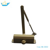 High Quality Aluminum Overhead Mounted Hydraulic Floor Spring Door Closer Bronze Finished