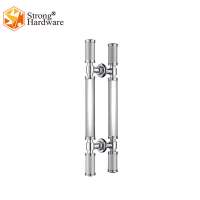 DH-008 sliding door handles double sided lever stainless steel door pull handle